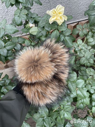 Помпоны натуральные