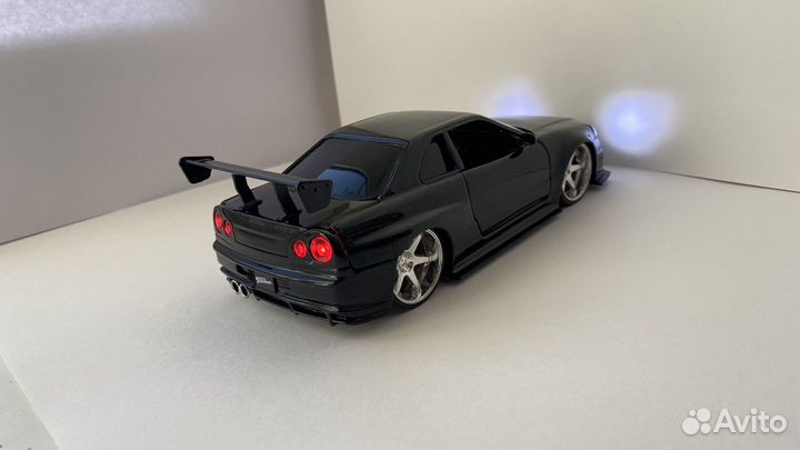 Моделька nissan skyline r34