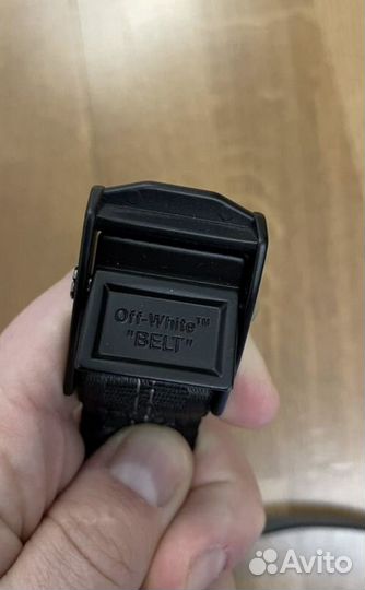 Ремень off white черный