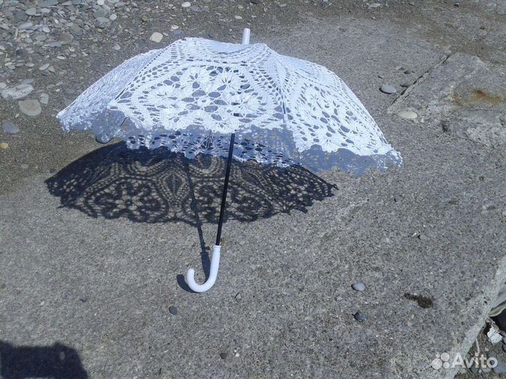 Свадебный зонт ручной работы-аналогов нет