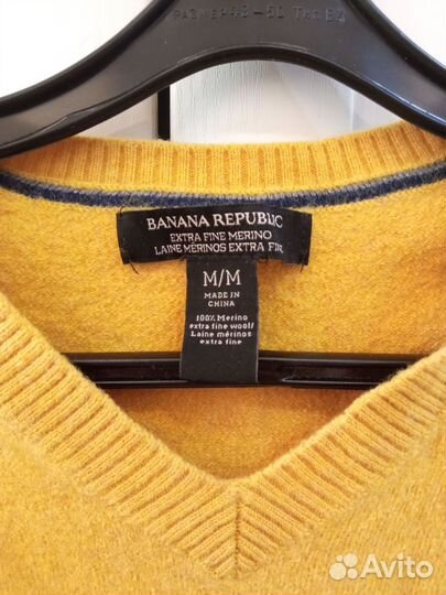 Пуловер из мериносовой шерсти banana republic