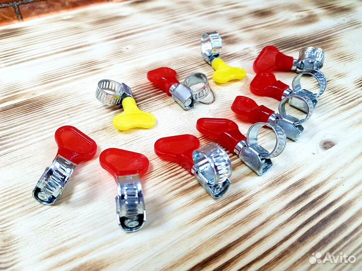 Хомут с ключом 8-12 мм