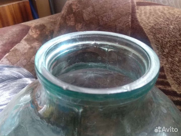 Бутыль стеклянный для вина, 10л, СССР