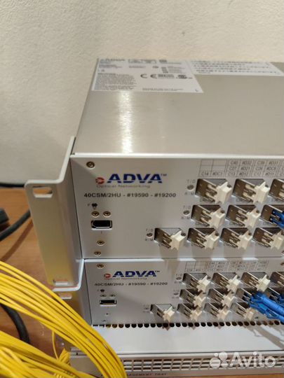 Мультиплексор dwdm adva F7/40CSM/2HU-#19590-#19200