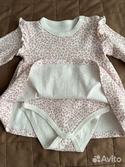 Платье боди для девочки 74