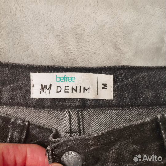 Джинсовая юбка+футболка женская