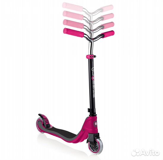 Самокат Globber Flow 125 Light фиолетовый