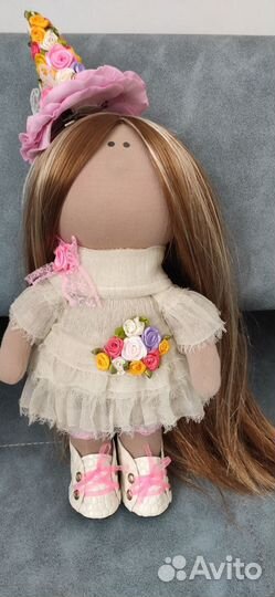 Кукла текстильная интерьерная