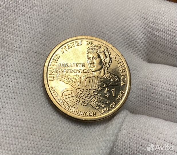 1 доллар США. Коренные американцы