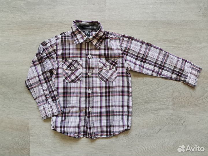 Рубашки с коротким рукавом, футболка, жилет 104 р