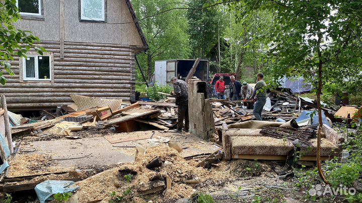 Демонтаж и снос домов Сиверский