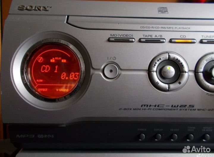 Мини hi fi система Sony