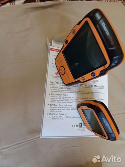 ThermoPro термометр для коптильни, ректификации