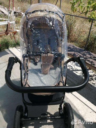 Коляска 2 в 1 эко кожа