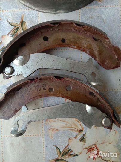 Заднии тормозные колодки на matiz