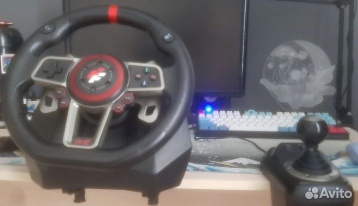 Игровой руль fkashfire suzuka wheel 900r