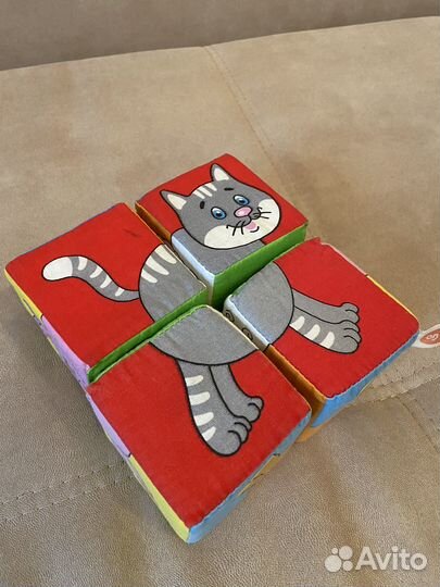 Мягкие кубики 4 шт