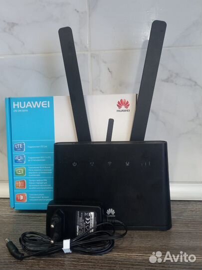 Wi-Fi 4G роутер huawei B310, черный