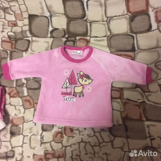 Детские вещи пакетом 68 74 на девочку
