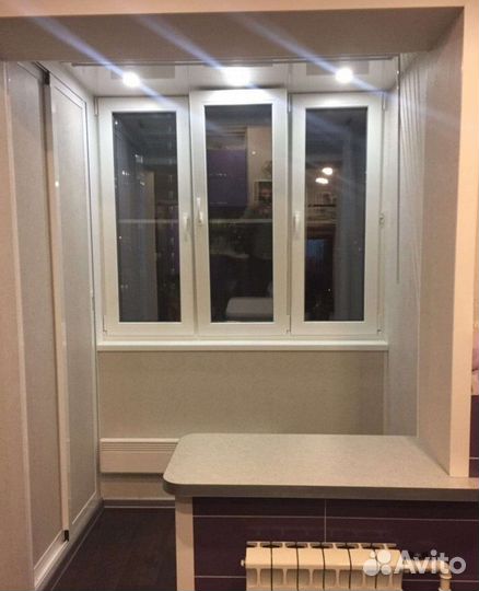 Балконы и лоджии. Пластиковые окна