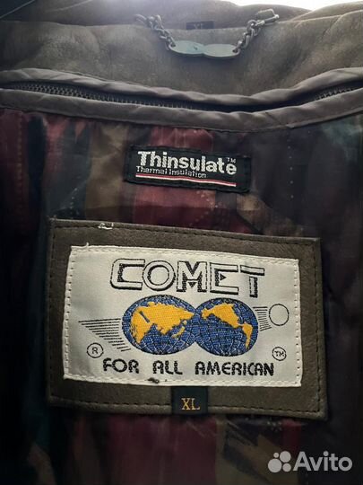 Кожаный плащ мужской нубук винтаж