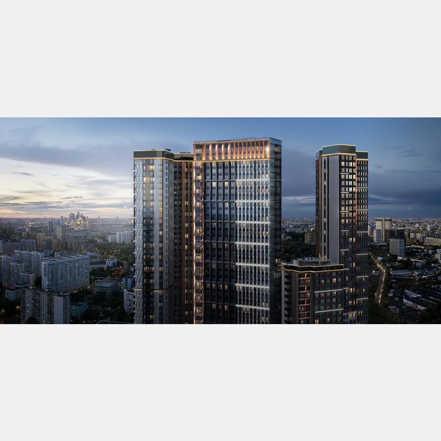 1-к. квартира, 64,3 м², 39/50 эт.