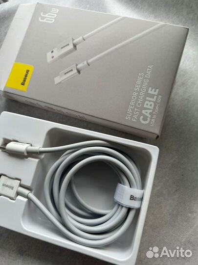 Кабель Baseus 200 см USB-Type-C 66W