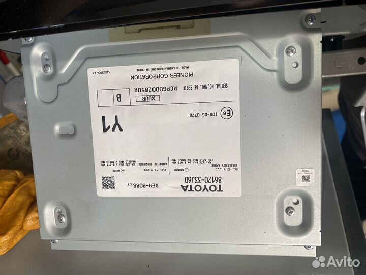 Штатная магнитола Toyota camry v70