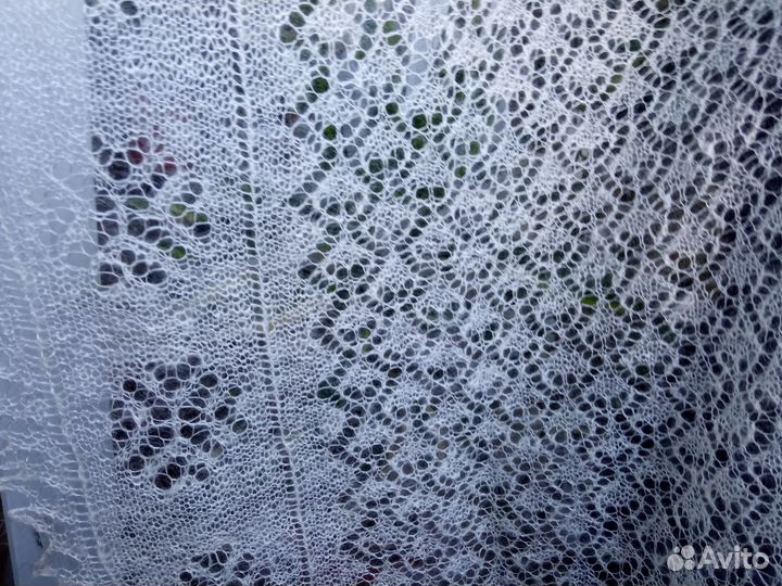 Паутинка-шаль пуховая 