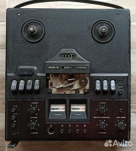 Катушечный магнитофон нота 203