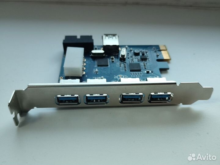 Pcie-USB 3.0 4-портовая карта расширения