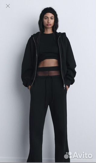 Спортивный костюм на молнии zara новая коллекция