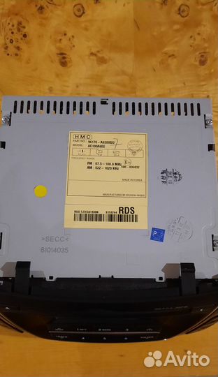 Штатная магнитола hyundai i30