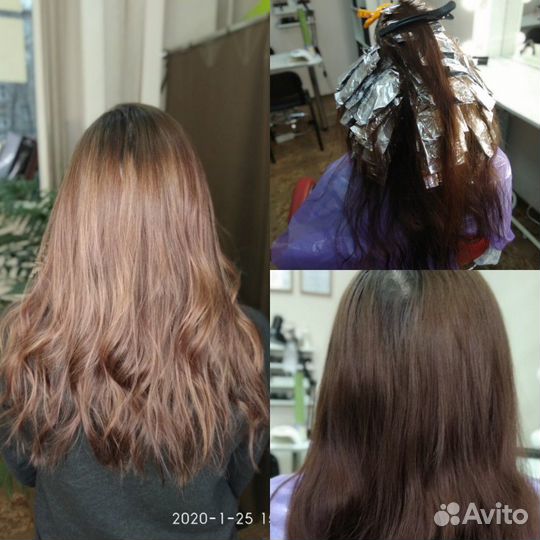 Мелирование с расчёской weil