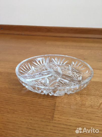 Менажница хрусталь
