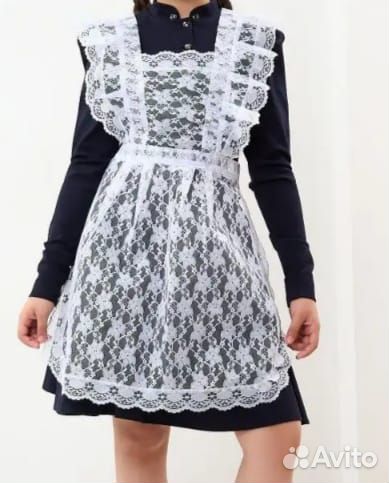 Белый школьный фартук новый все размеры