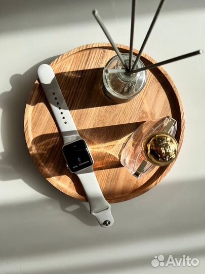 Поднос деревянный круглый