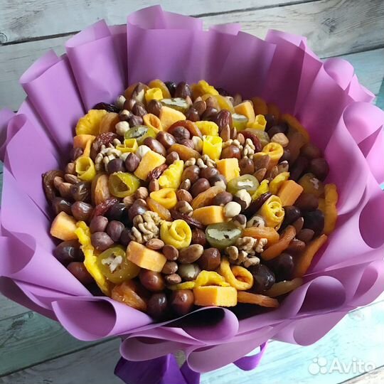 Букет из сухофруктов съедобный букет
