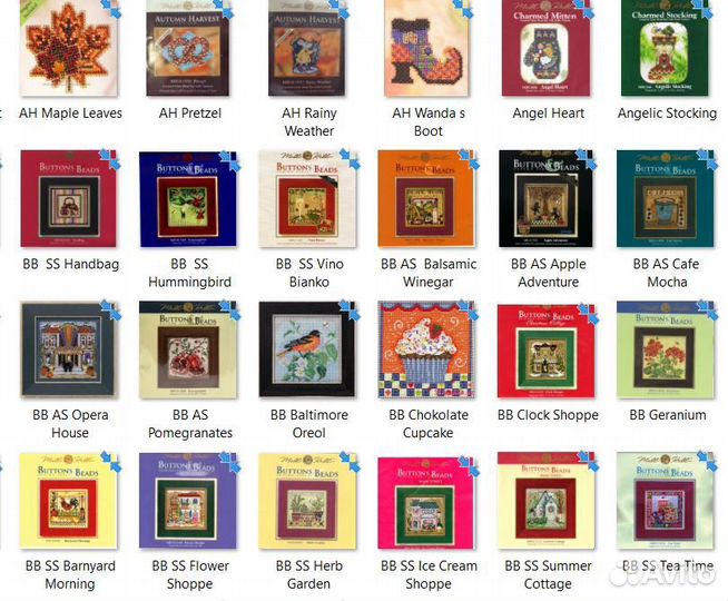 Схемы для вышивания Mill Hill большой выбор