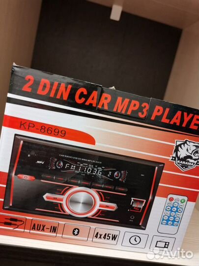 Магнитола Bluetooth USB aux новая