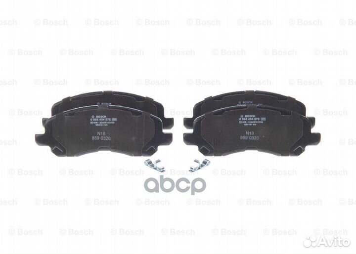 Комплект тормозных колодок 0986494575 Bosch