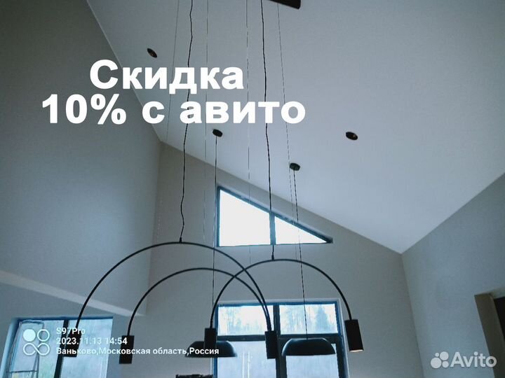 Натяжные потолки от частного мастера