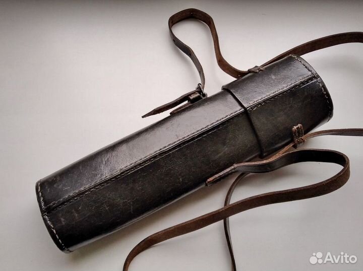 Кожаный кофр от прицела, оптики для охоты.#2