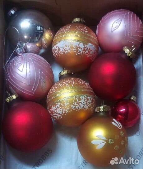 Стеклянные елочные игрушки ГДР Советских времен