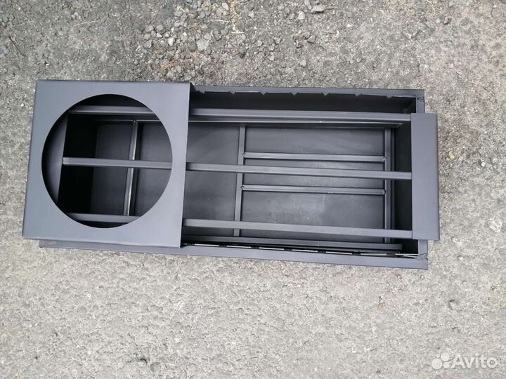 Мангал с печью под казан