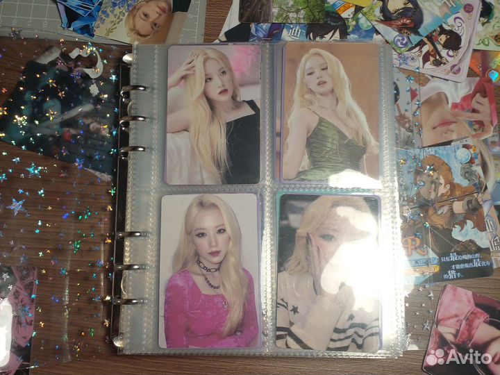 Биндер с к-поп картами остальные на видео