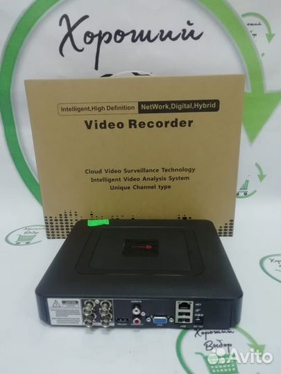 Регистратор для видеонаблюдения 4 канала kurato