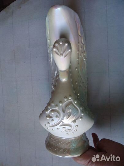 Ваза 23х13 см с перламутровым блеском