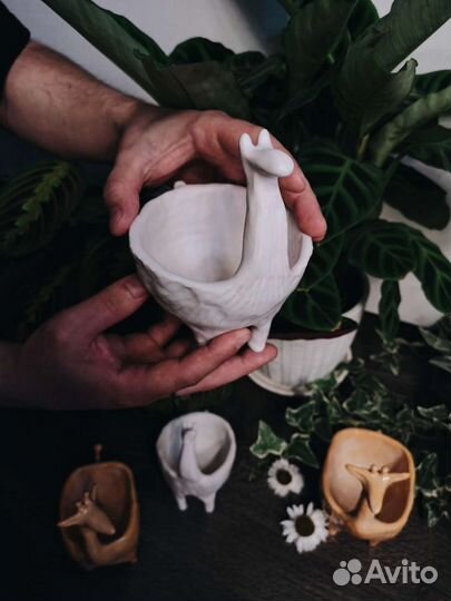 Керамические горшки и кашпо