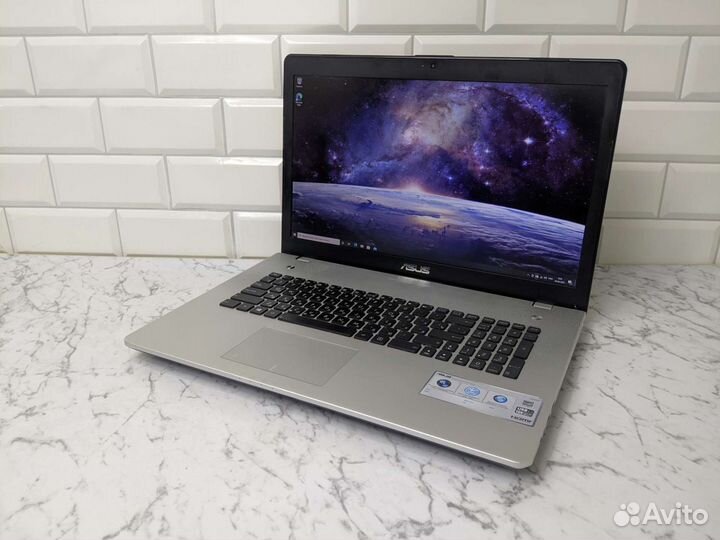 Ноутбук Asus core i7+ram 8 gb+SSD+HDD